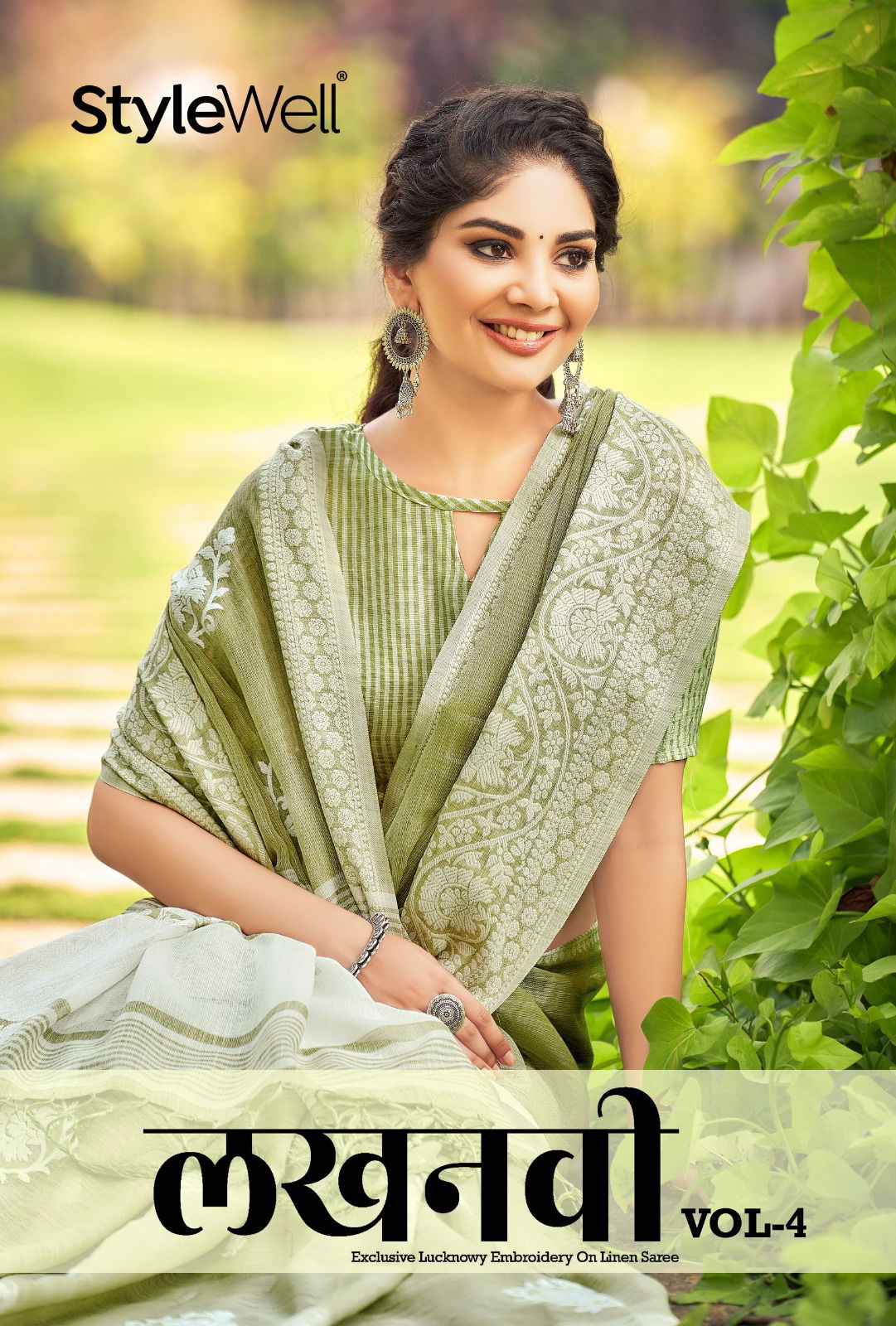 Lucknowi 4 By Stylewell 741-746 Designer Sarees Catalog